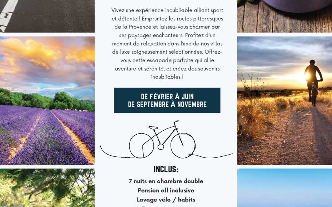 SÉJOUR VELO DE ROUTE